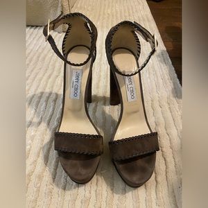 Jimmy Choo Brown Suede Heels